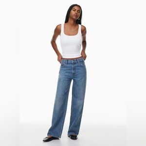ARITZIA DENIM FORUM | 90s lo-rise baggy wide jean | size 32